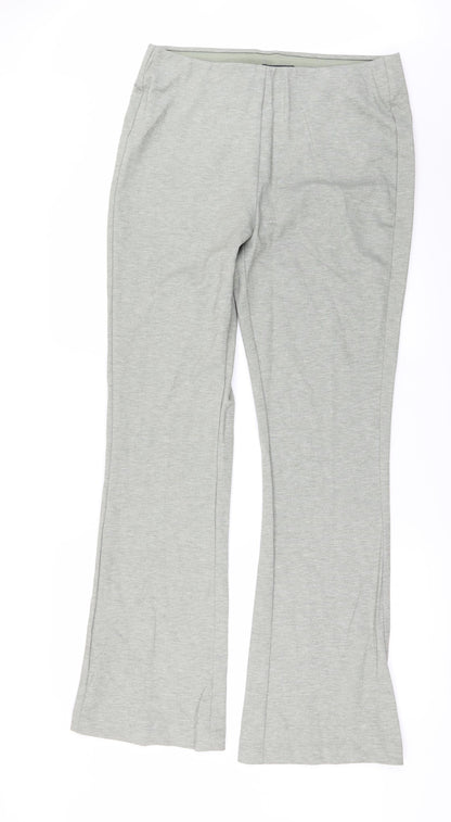 Womens UK Size 14 Marks and Spencer Regular Fit  Green Trousers
