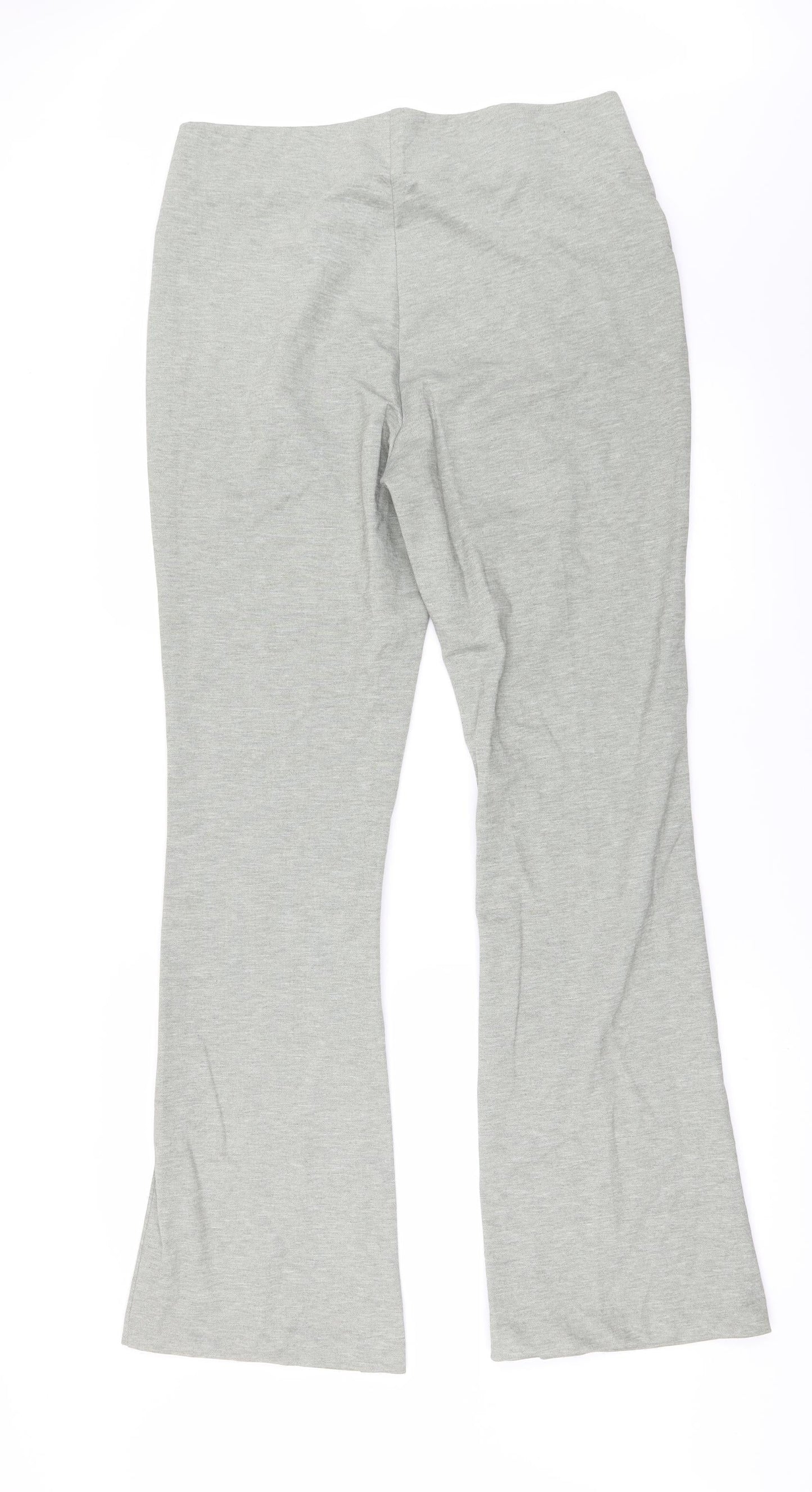 Womens UK Size 14 Marks and Spencer Regular Fit  Green Trousers