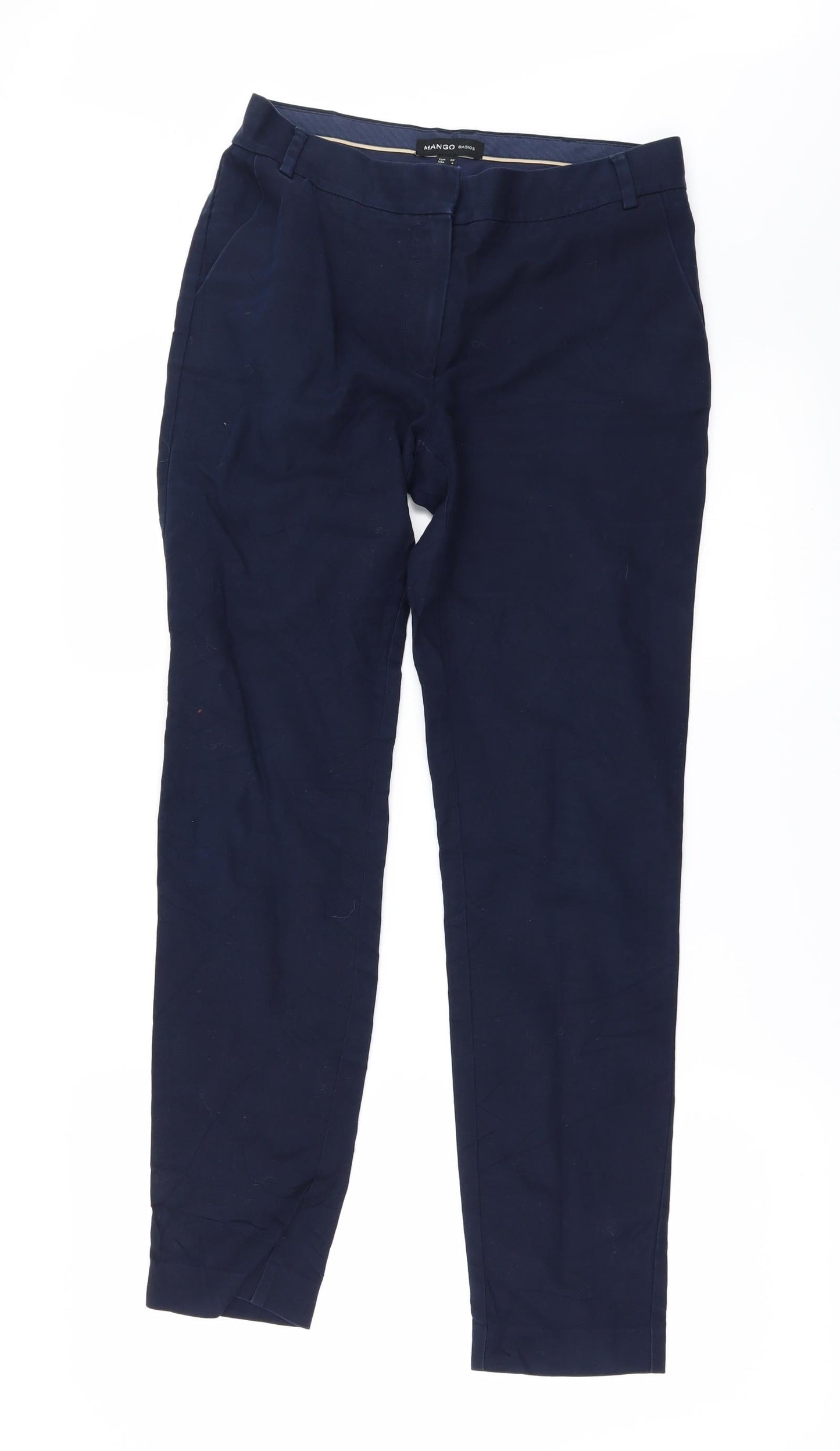 Mango Womens Blue   Trousers  Size 6 L30 in
