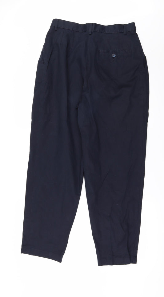 Womens UK Size 32 in Marks and Spencer   Blue Trousers