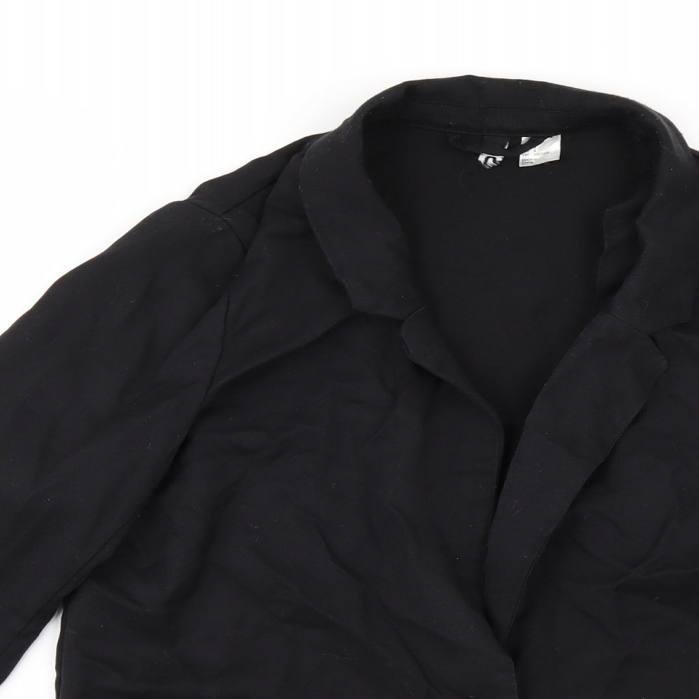 Womens UK Size 10 H&M Black Jacket