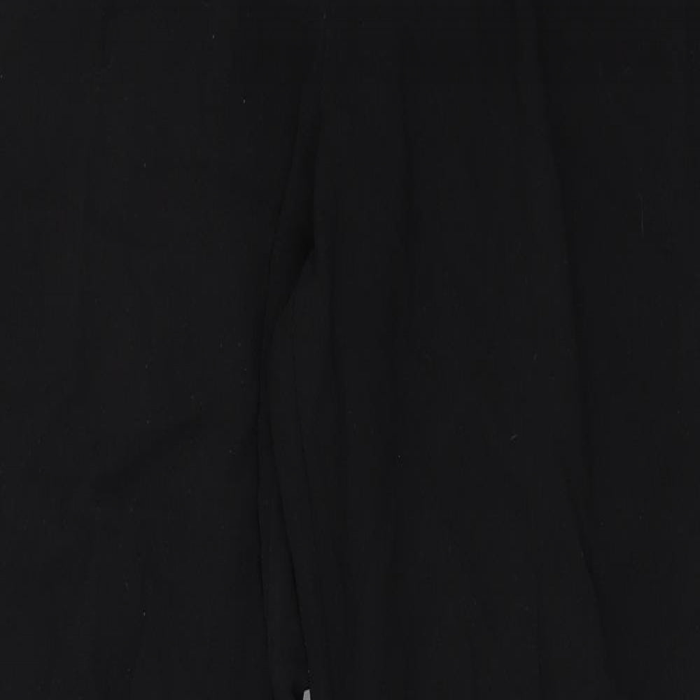 Womens UK Size 12 ASOS Regular Fit  Black Trousers