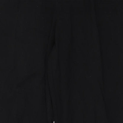 Womens UK Size 12 ASOS Regular Fit  Black Trousers