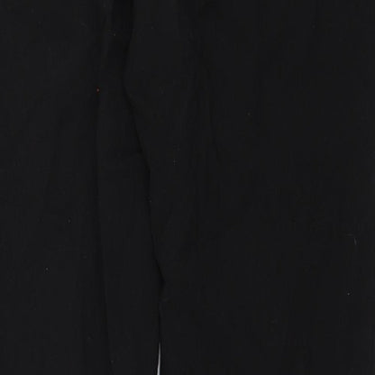 Womens UK Size 12 ASOS Regular Fit  Black Trousers