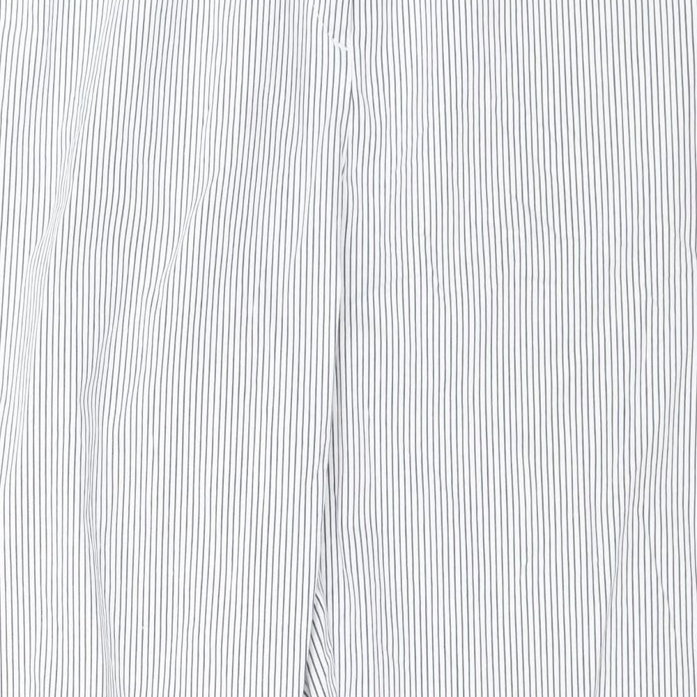 Womens UK Size 14 Marks and Spencer Regular Fit  White Trousers