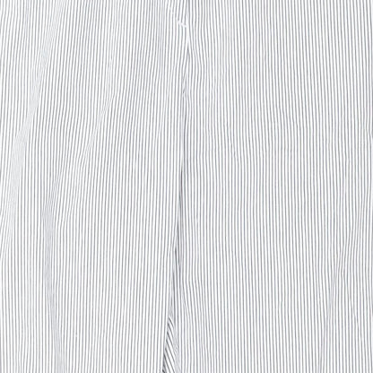 Womens UK Size 14 Marks and Spencer Regular Fit  White Trousers