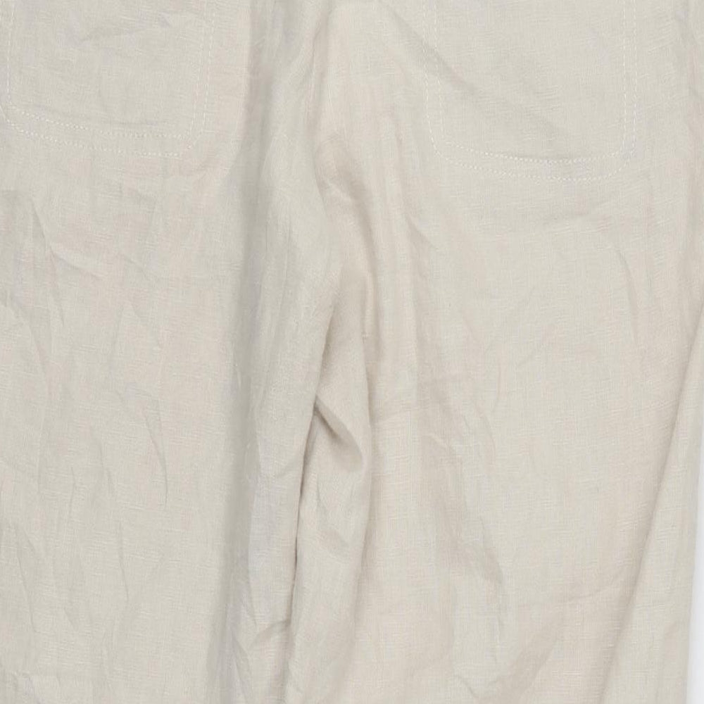 Womens UK Size 16 NEXT Regular Fit  Beige Trousers