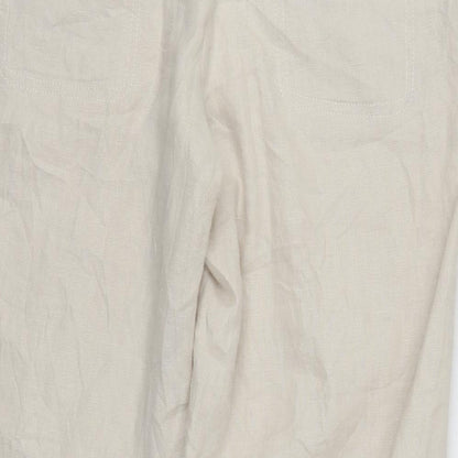 Womens UK Size 16 NEXT Regular Fit  Beige Trousers