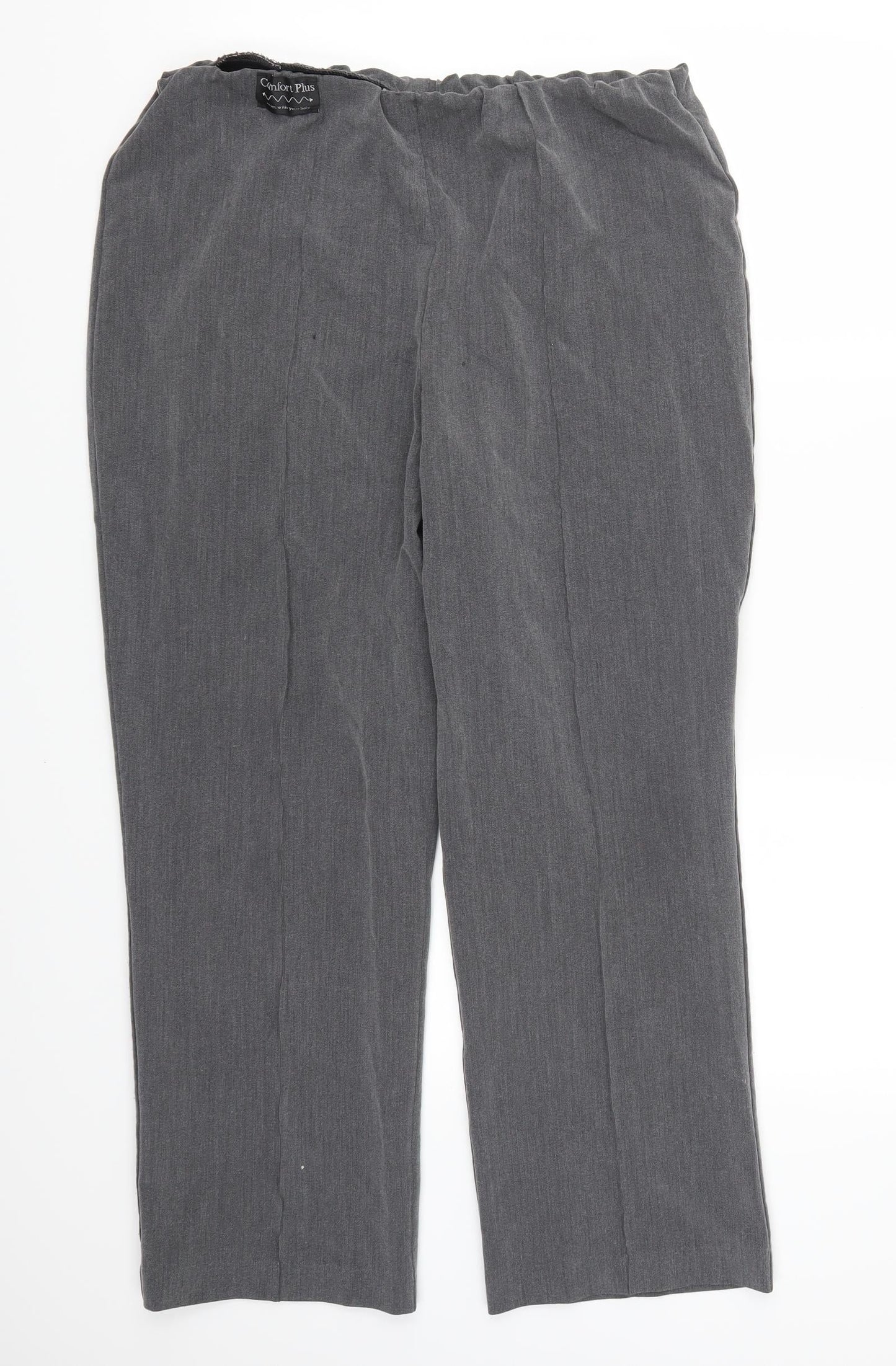 Womens UK Size 18 Classic Regular Fit  Grey Trousers
