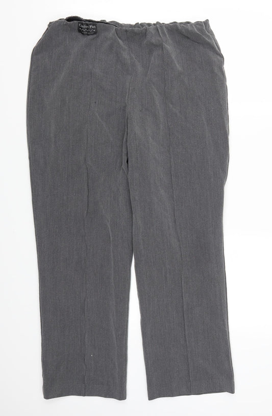 Classic Womens Grey   Trousers  Size 18 L26 in