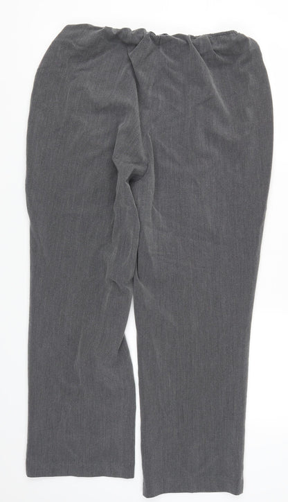 Womens UK Size 18 Classic Regular Fit  Grey Trousers