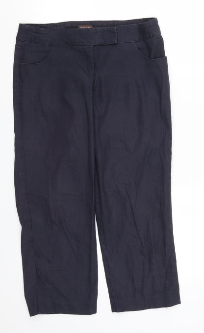 Phase Eight Womens Blue   Trousers  Size 10 L22 in