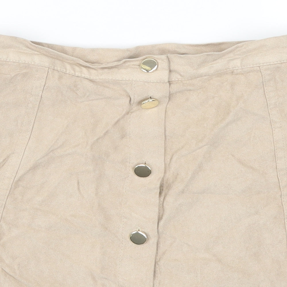 Atmosphere Womens Beige   A-Line Skirt Size 8