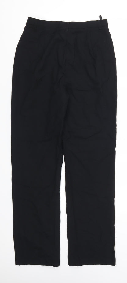 Womens UK Size 10 Marks and Spencer Regular Fit  Black Trousers
