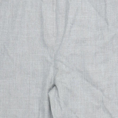 Womens UK Size 22 Bonmarché Regular Fit Cropped Blue Trousers