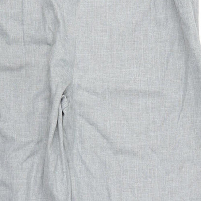 Womens UK Size 22 Bonmarché Regular Fit Cropped Blue Trousers