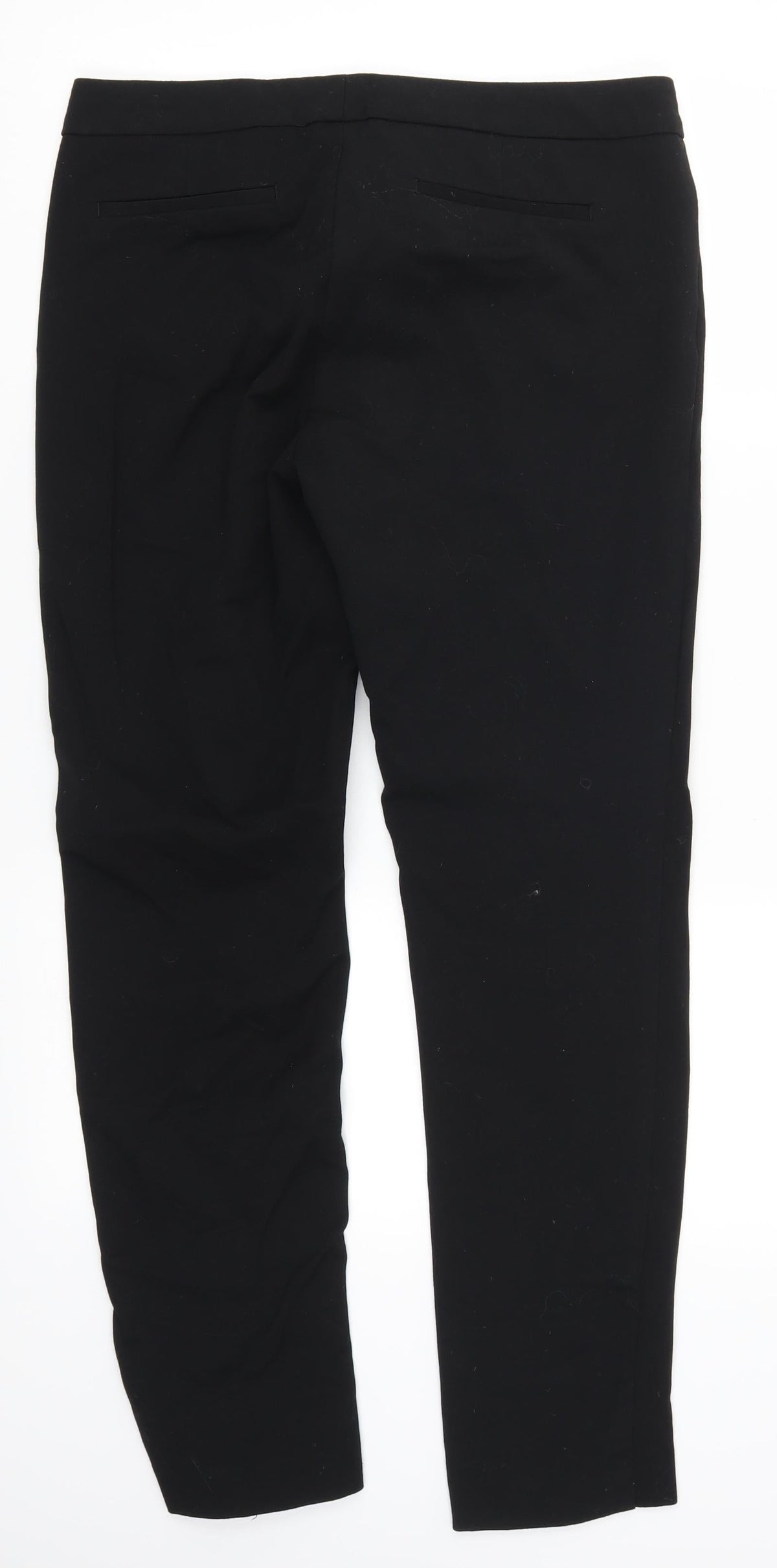 Ectu Womens Black   Trousers  Size 12 L28 in