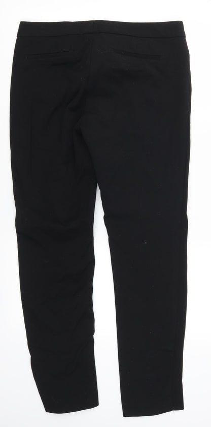 Ectu Womens Black   Trousers  Size 12 L28 in