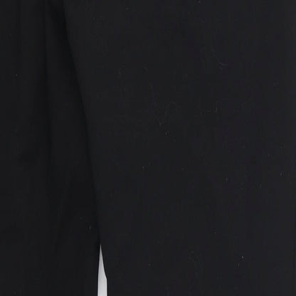 Ectu Womens Black   Trousers  Size 12 L28 in
