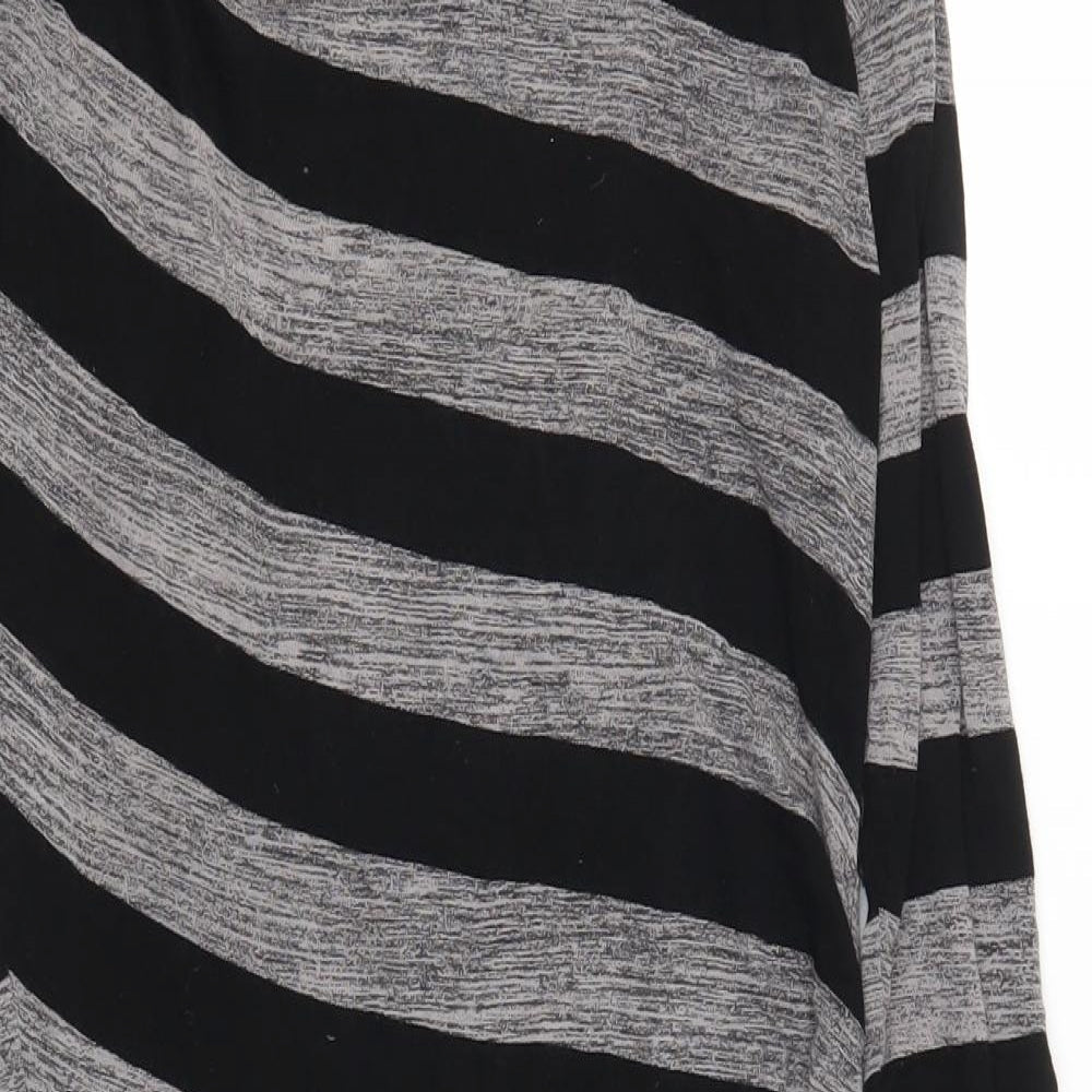 Linea Womens Grey Striped  Bodycon  Size 8