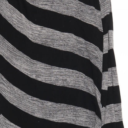 Linea Womens Grey Striped  Bodycon  Size 8