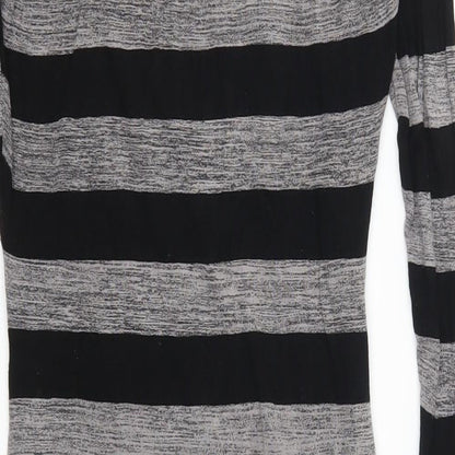 Linea Womens Grey Striped  Bodycon  Size 8