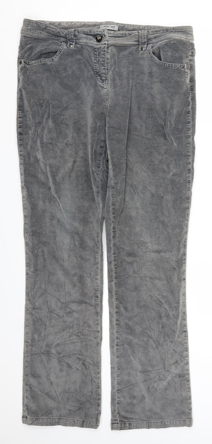 Cherokee Womens Grey   Trousers  Size 14 L30 in