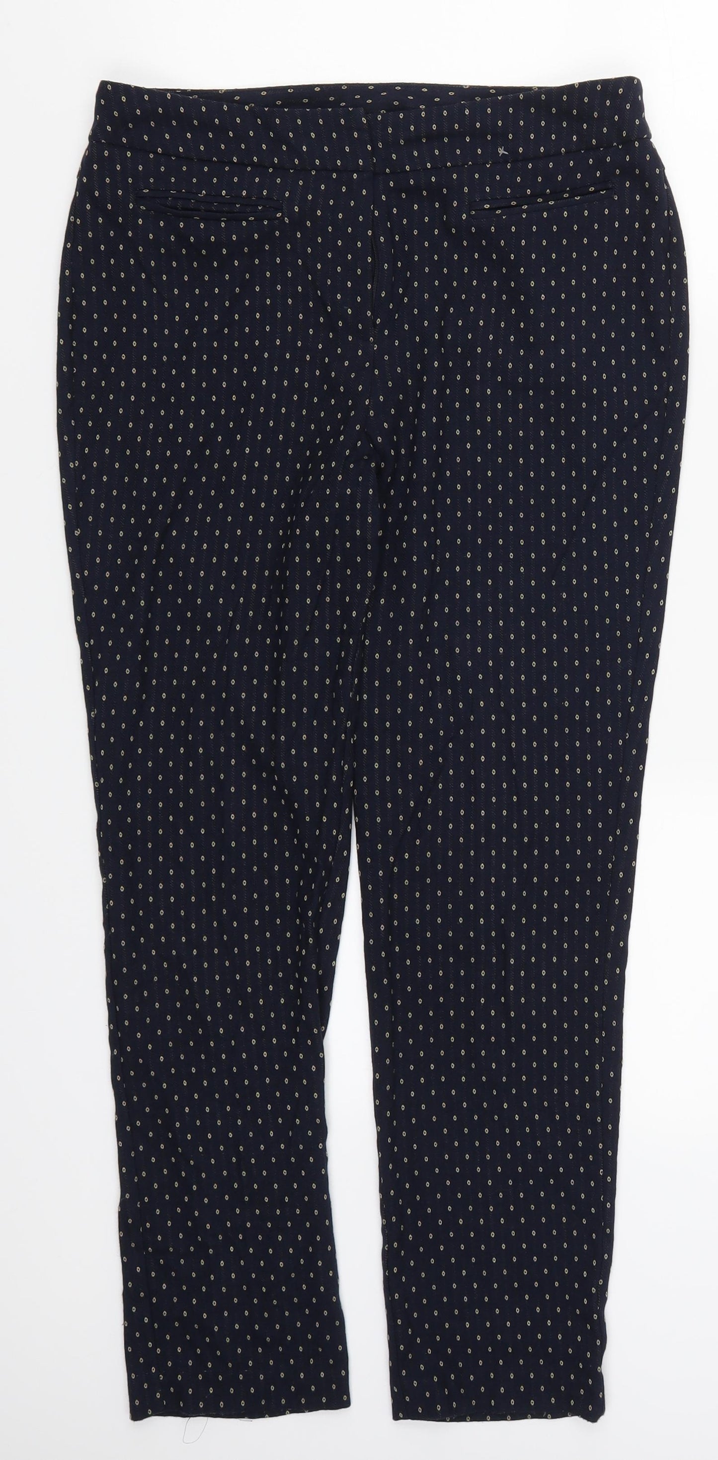 Womens UK Size 10 Bonmarché Regular Fit  Blue Trousers