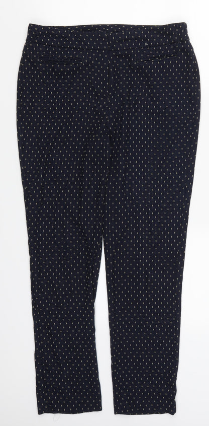 Womens UK Size 10 Bonmarché Regular Fit  Blue Trousers