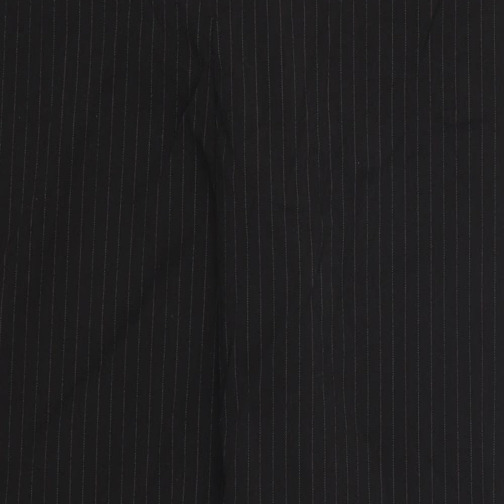 George Womens Black Striped  Trousers  Size 18 L30 in
