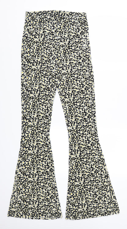 SSS Sample Womens Yellow Floral  Trousers  Size 26 in L30 in - Daisy Print