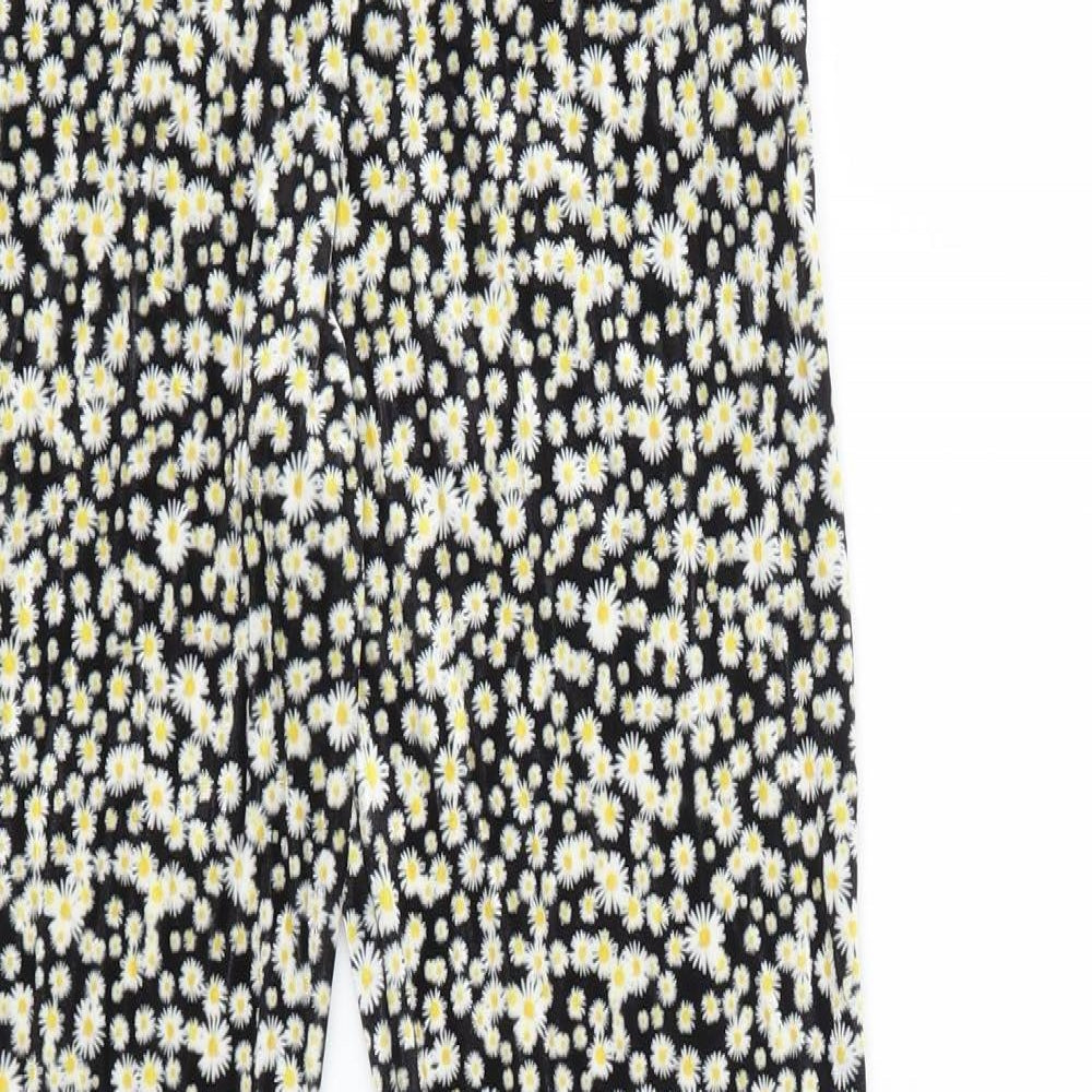 SSS Sample Womens Yellow Floral  Trousers  Size 26 in L30 in - Daisy Print