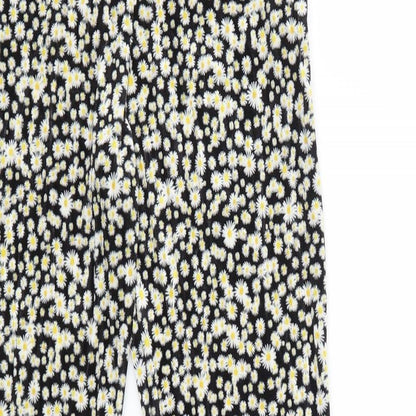 SSS Sample Womens Yellow Floral  Trousers  Size 26 in L30 in - Daisy Print
