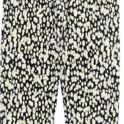 SSS Sample Womens Yellow Floral  Trousers  Size 26 in L30 in - Daisy Print