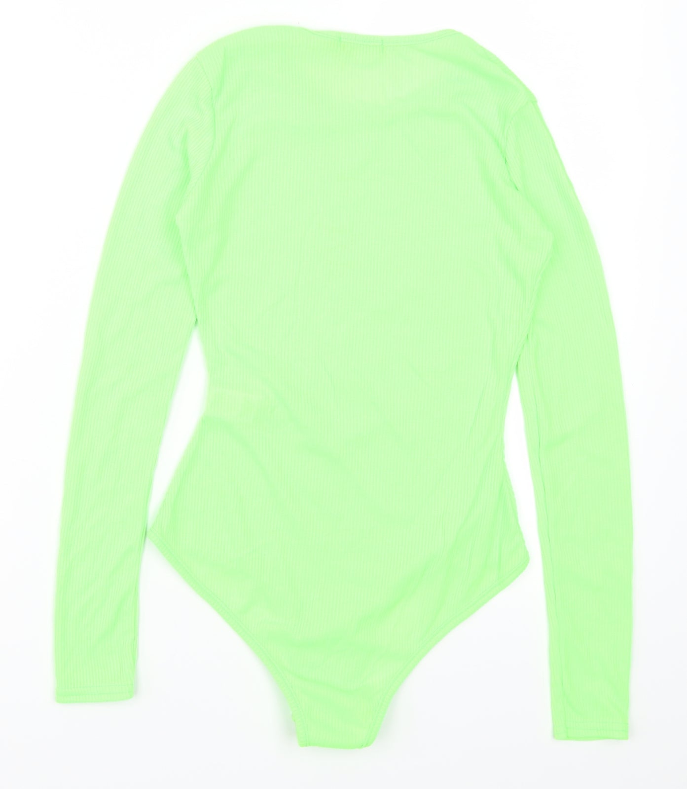 Boohoo Womens Green   Bodysuit One-Piece Size 6