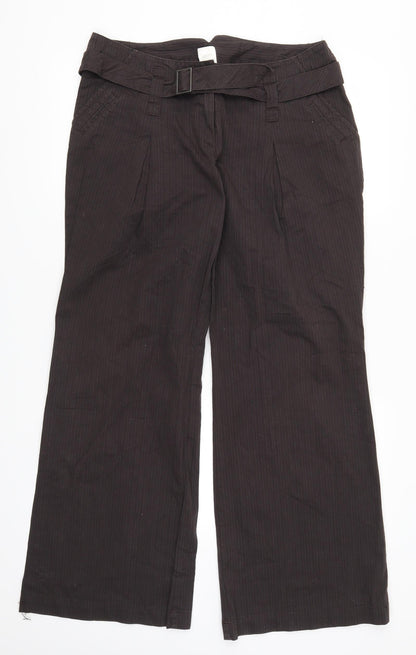 Womens UK Size 14 NEXT Regular Fit  Brown Trousers