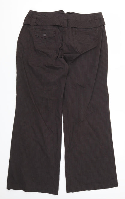 Womens UK Size 14 NEXT Regular Fit  Brown Trousers
