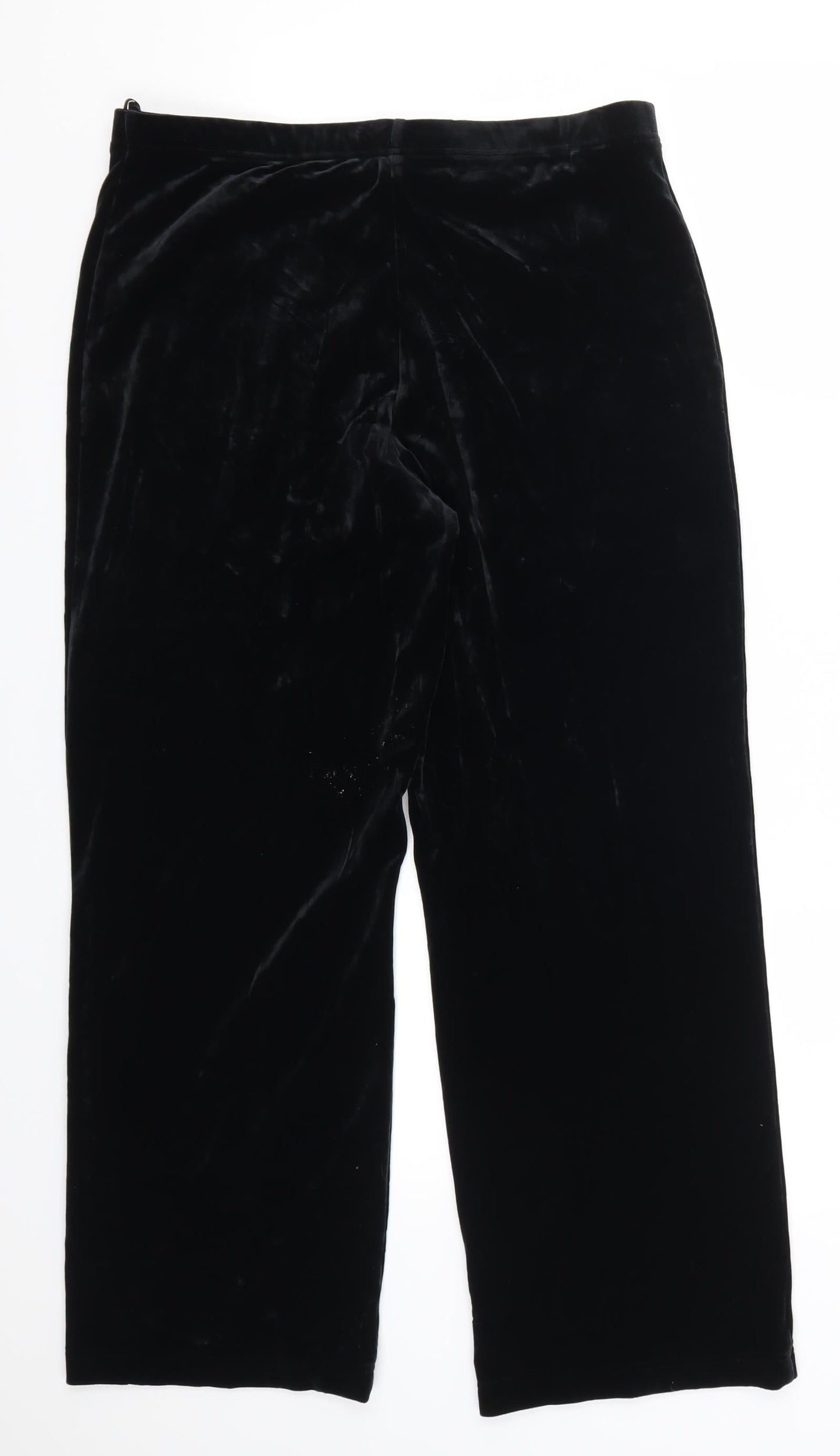 Womens UK Size 16 Marks and Spencer Regular Fit  Black Trousers