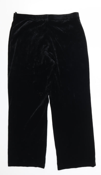 Womens UK Size 16 Marks and Spencer Regular Fit  Black Trousers