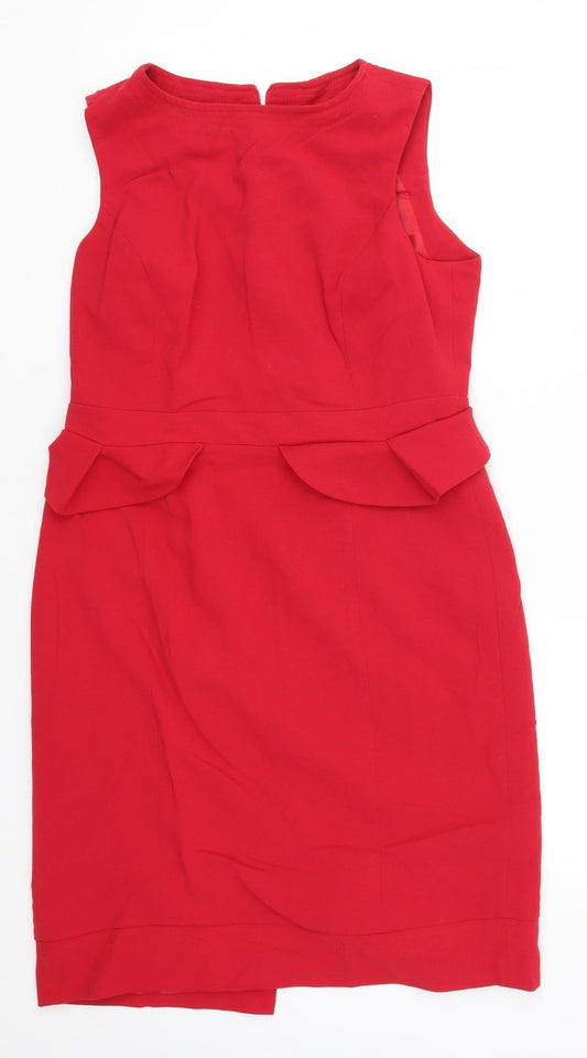 Papaya Womens Red   Pencil Dress  Size 14
