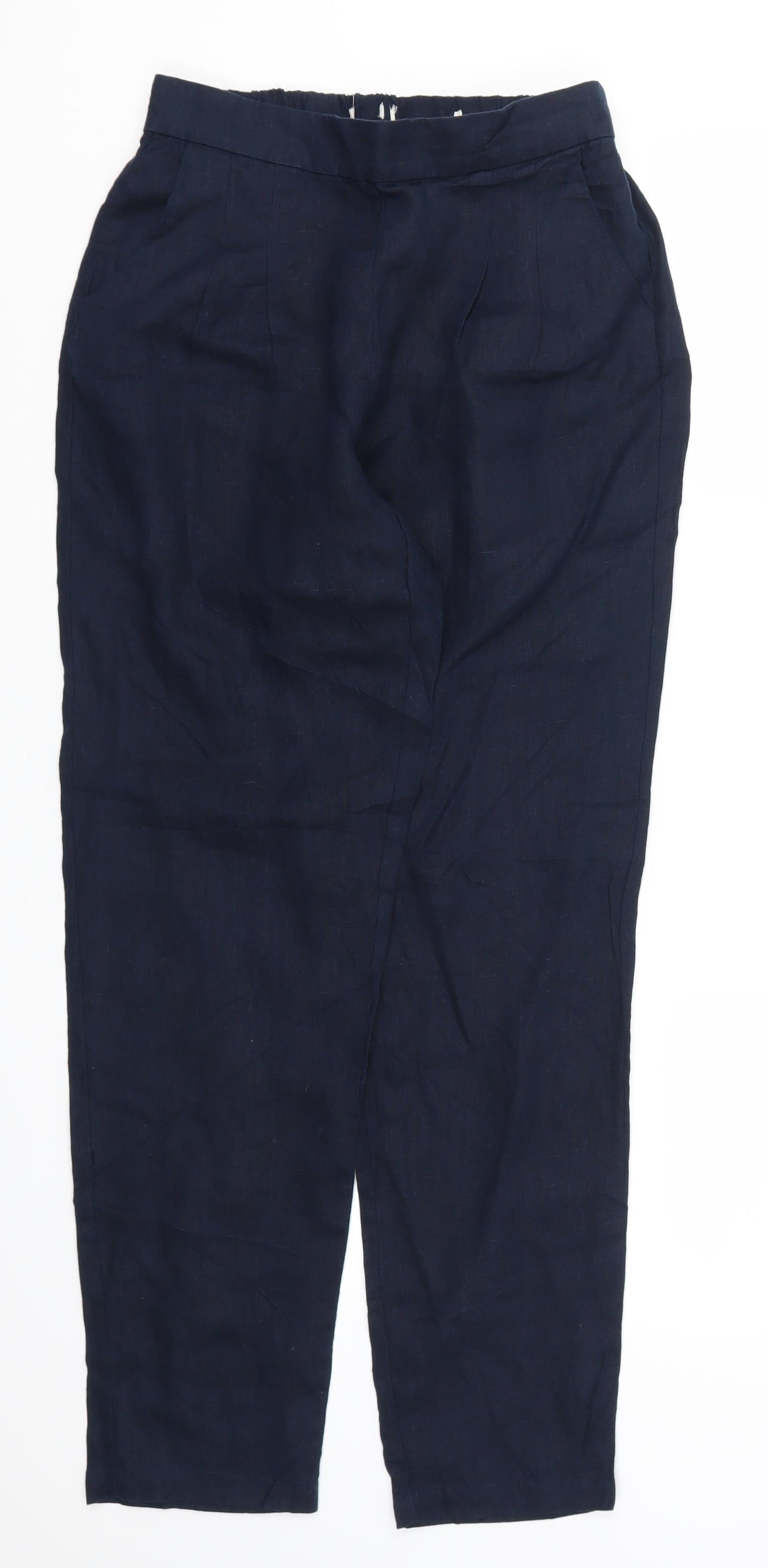 Womens UK Size 28 in Preworn Regular Fit  Blue Trousers