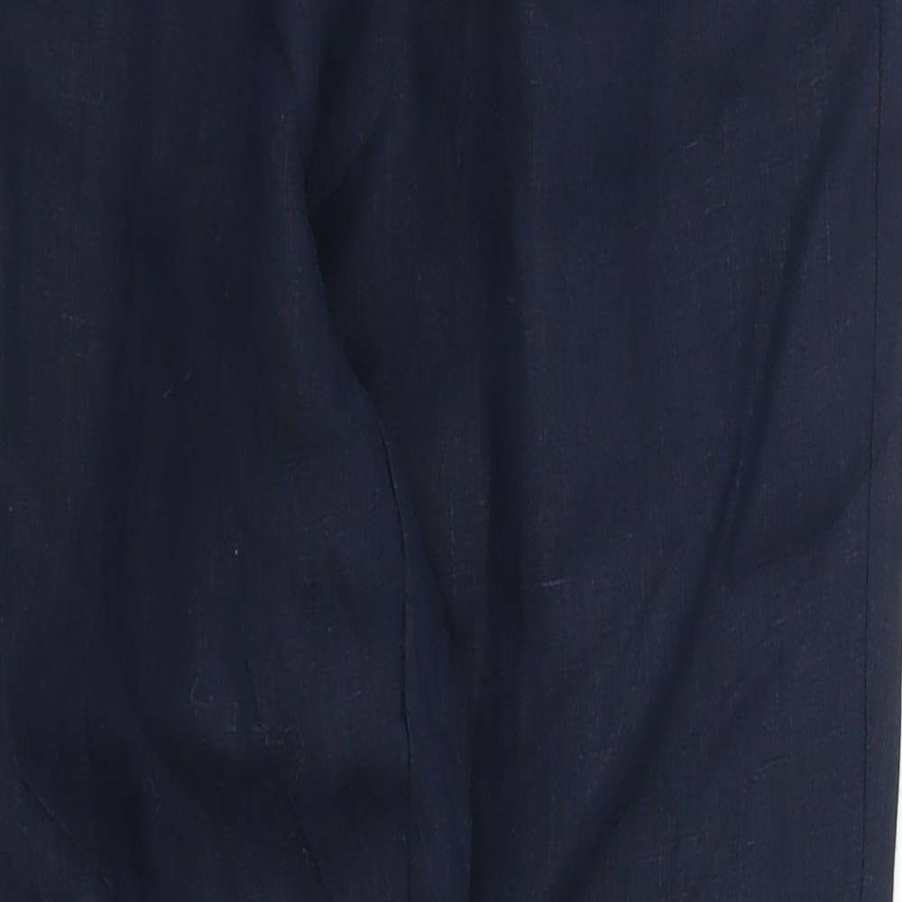 Womens UK Size 28 in Preworn Regular Fit  Blue Trousers