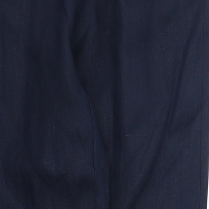 Womens UK Size 28 in Preworn Regular Fit  Blue Trousers