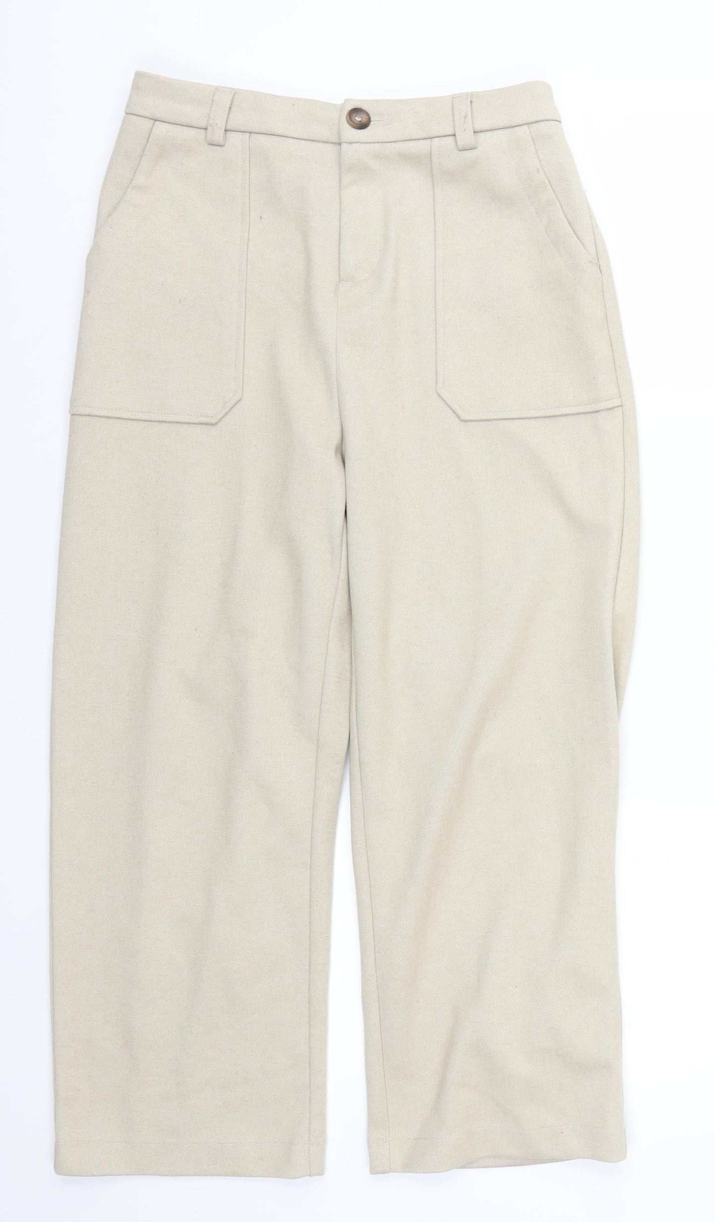 Preworn Mens Beige   Cropped Trousers Size 29 in L22 in