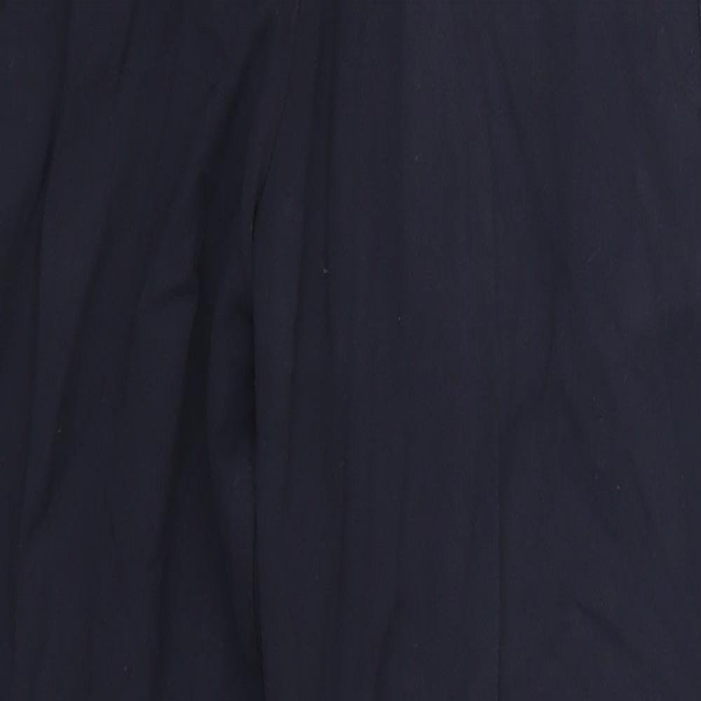 Womens UK Size 12 Marks and Spencer Regular Fit  Blue Trousers