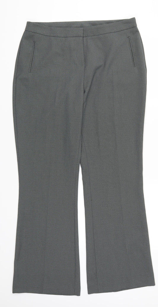 Womens UK Size 14 BHS Regular Fit  Grey Trousers