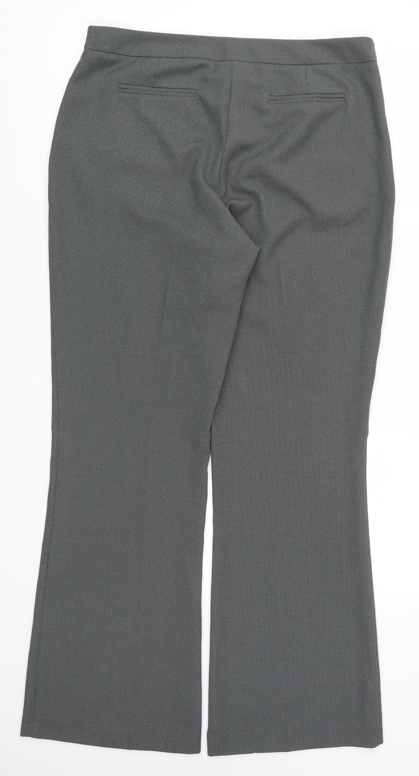 Womens UK Size 14 BHS Regular Fit  Grey Trousers