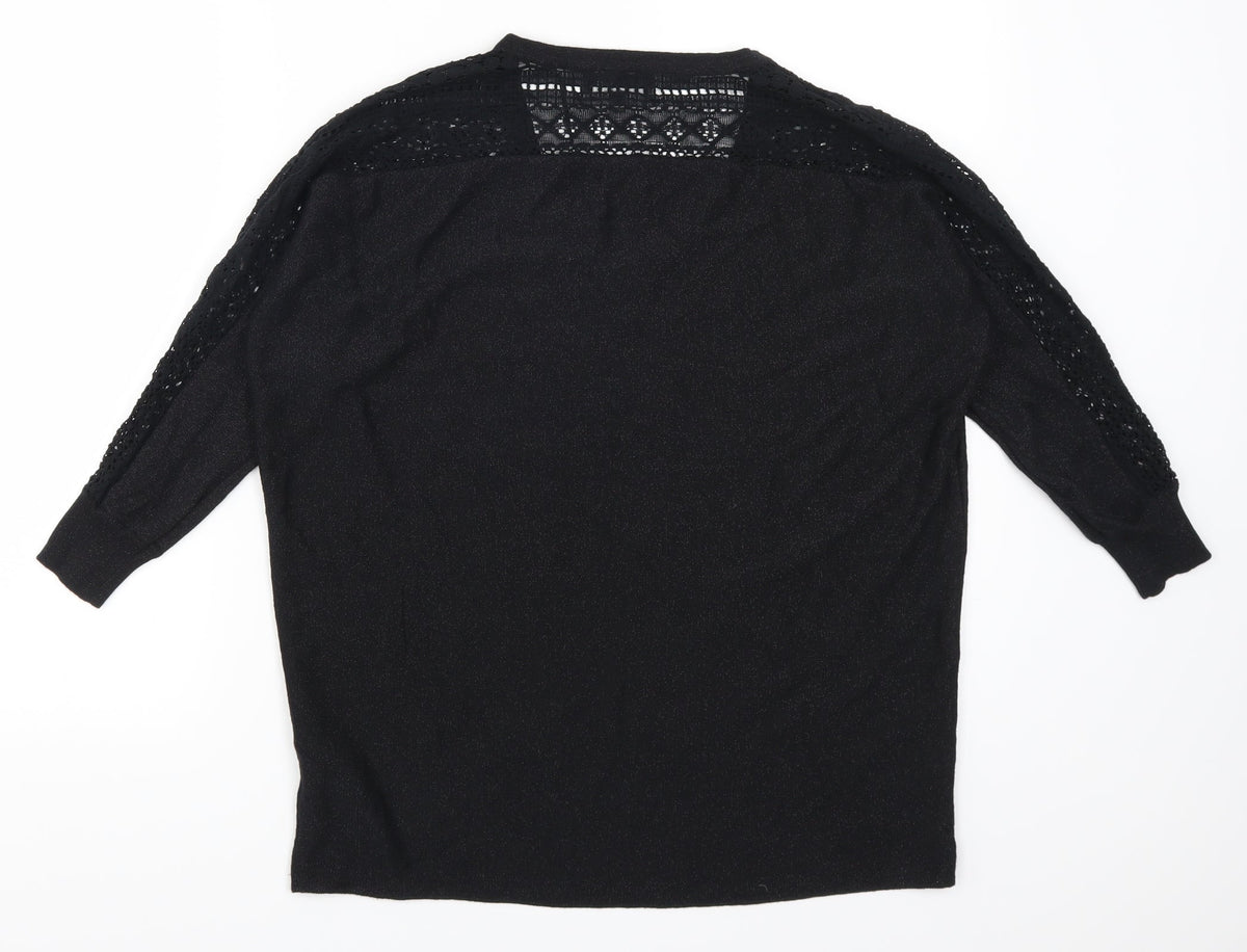 F&F Womens Black   Pullover Jumper Size 6