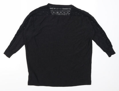 F&F Womens Black   Pullover Jumper Size 6