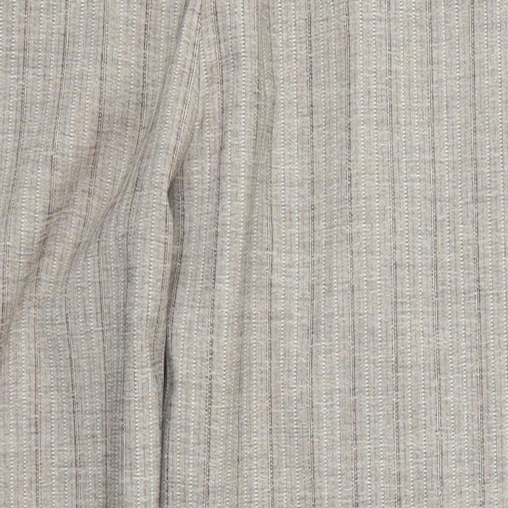 Womens UK Size 12 Preworn Regular Fit  Beige Trousers
